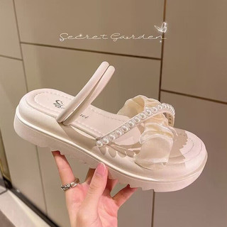 Dép nữ big size 2 trong 1 có size 40 41 42 43 đế bằng cao 4cm