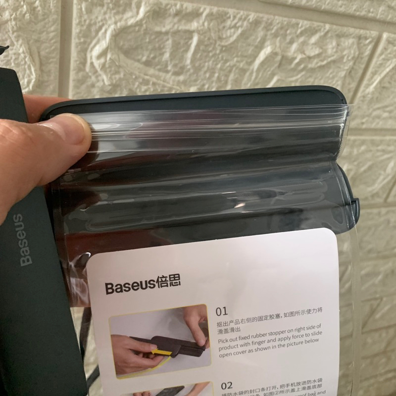 Túi chống nước điện thoại Baseus nẹp ngang tiêu chuẩn ipx8