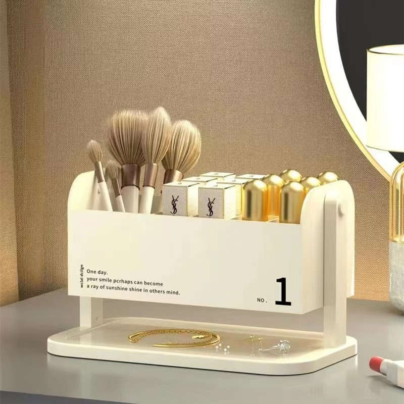 KHAY/ KỆ NHIỀU NGĂN ĐỂ BÀN ĐỰNG SON, CỌ TRANG ĐIỂM MAKE UP, PHỤ KIỆN, PHONG CÁCH SANG TRỌNG HIỆN ĐẠI