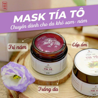 Mặt nạ tía tô trắng sáng da giảm thâm nám