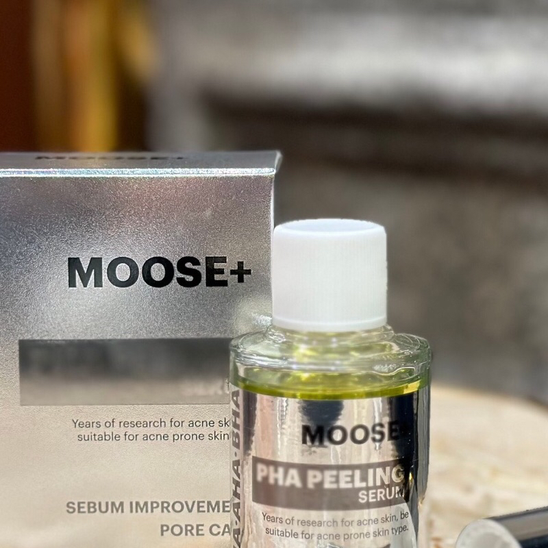 Tinh chất serum peel da PHA Moose +trọng lượng 30ml hàn quốc giúp da căng bóng, tái tạo da hạn dùng 2026