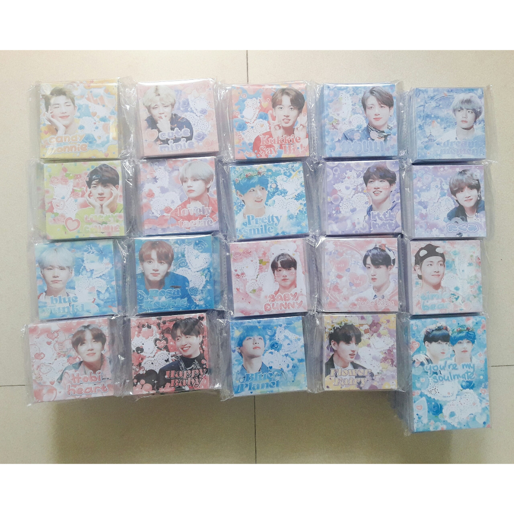 Giấy ghi chú - memopad BTS box mix