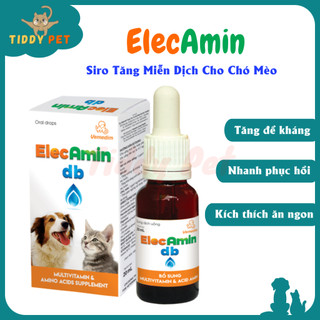 Elecamin db bổ sung các vitamin và acid amin nâng cao đề kháng, kích thích ăn ngon cho chó mèo