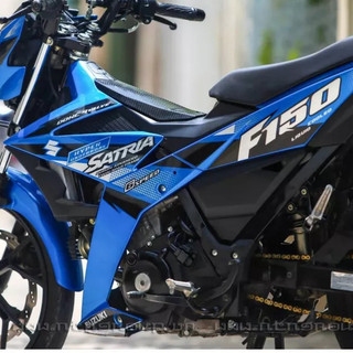 Tem suzuki satria f150 2018 xanh đen