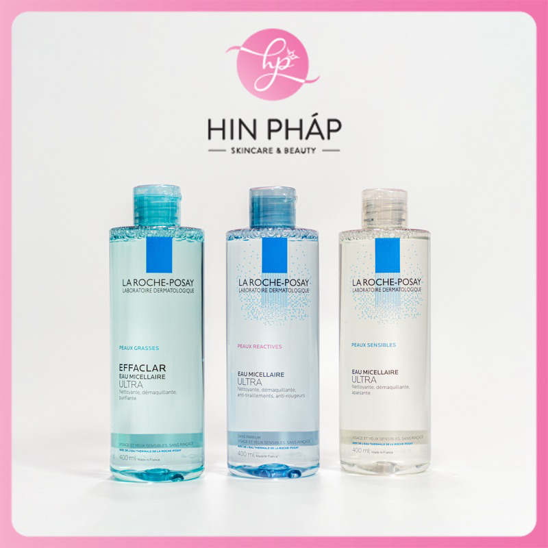 Tẩy trang La roche posay các size