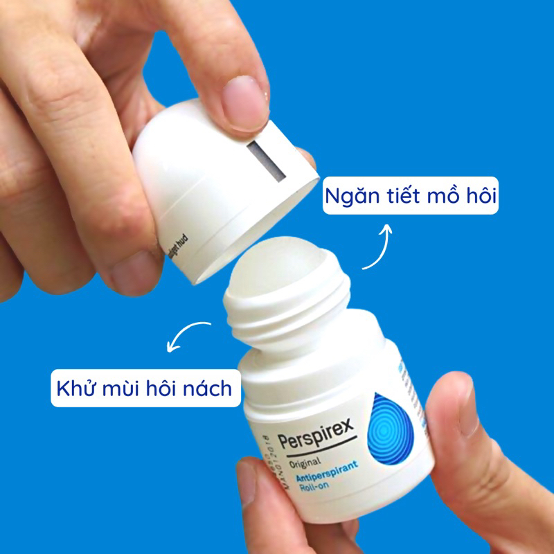 [Mẫu 5ML] Lăn nách Perspirex Original: khử mùi hôi nách và giảm tiết mồ hôi loại vừa