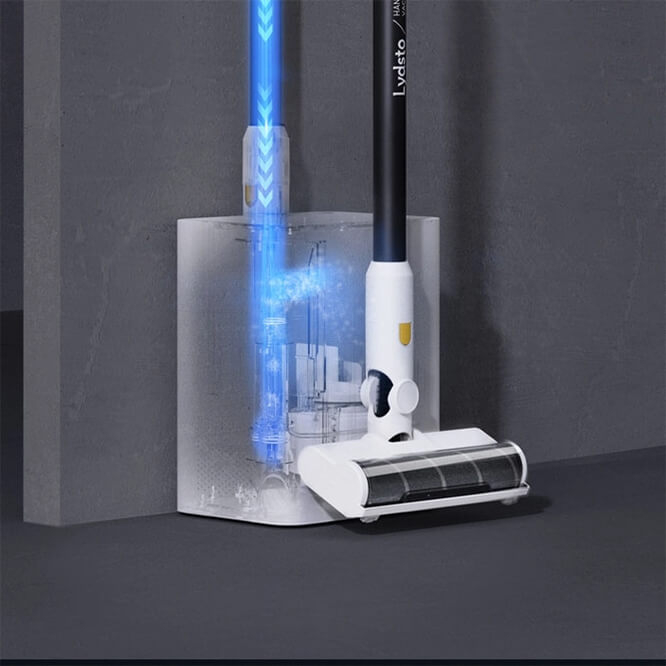 Máy Hút Bụi Cầm Tay Xiaomi Lydsto H4 Tự Động Hút Rác, Lực Hút Cực Mạnh 25.000 Pa - Bảo Hành 12 Tháng