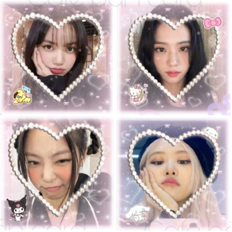 Set 50 hình dán niêm phong blackpink