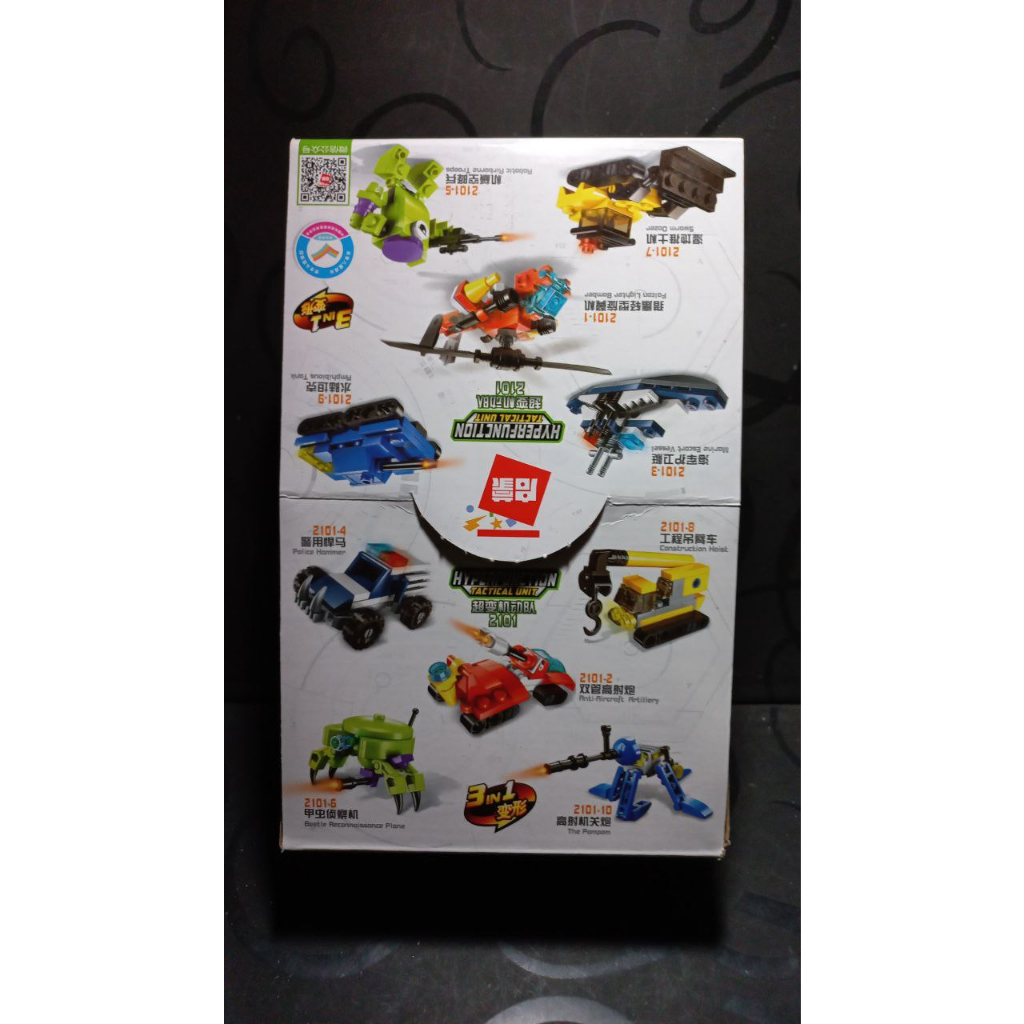 Bộ Gạch Nhựa Lắp Ghép Các Loại Xe,Tàu Chiến,Máy Bay, Đồ Chơi Giáo Xếp Hình Mini Hộp Có 3 Cách Lắp Cho Bé  07056