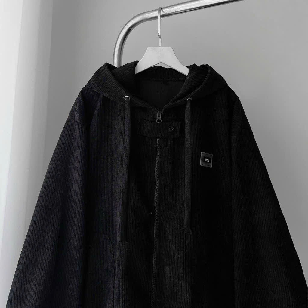 Áo Khoác Vải Nhung Form Cánh Giơi Nón Rộng Thêu Logo WZS Tránh Nắng Tốt .TP