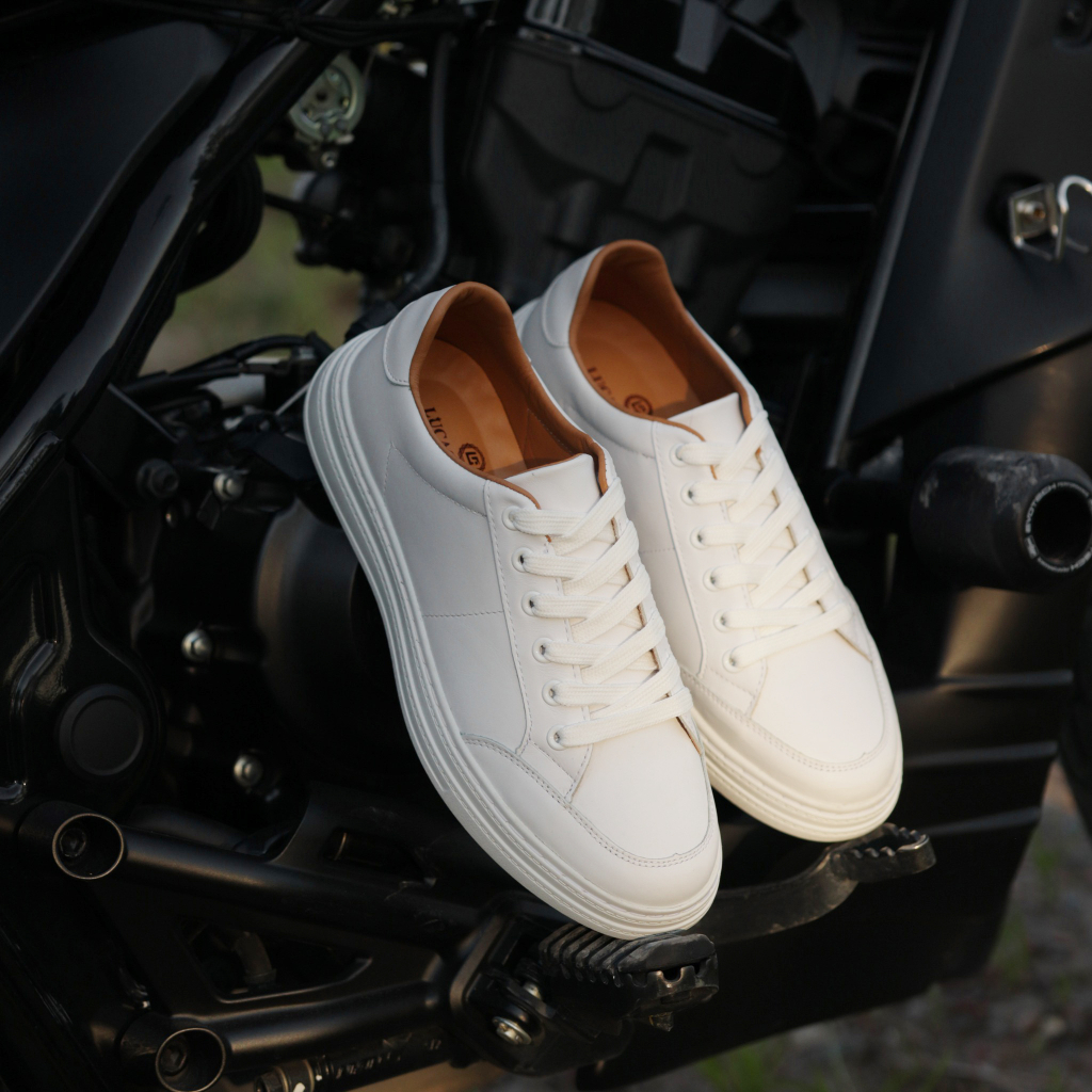 TOP Các Mẫu Giày Sneaker Nam Da Bò Cao Cấp, Hàng Chất Full Box Siêu Xịn