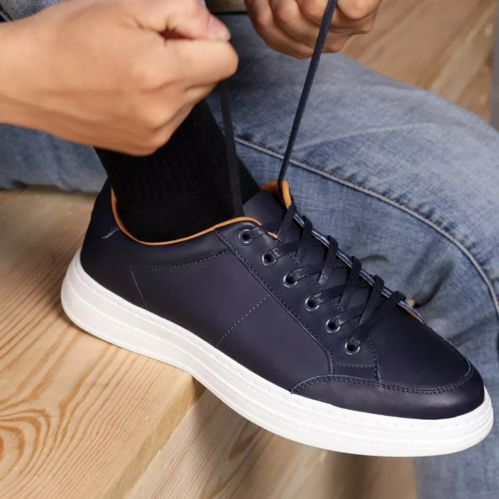 TOP Các Mẫu Giày Sneaker Nam Da Bò Cao Cấp, Hàng Chất Full Box Siêu Xịn