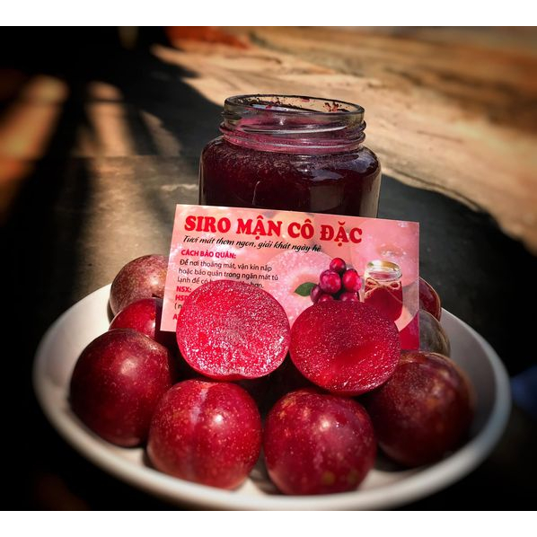Siro mận chua nhẹ cực ngon giải khát mùa hè