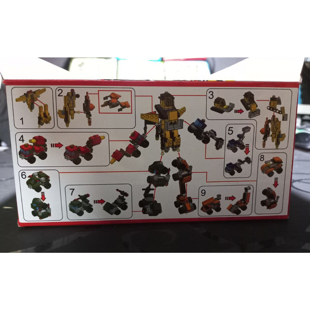 Lego Siêu Robot Lắp Ghép, Đồ Chơi Giáo Dục Bộ Lego Xếp Hình Mini 10in1 Cho Bé  07057