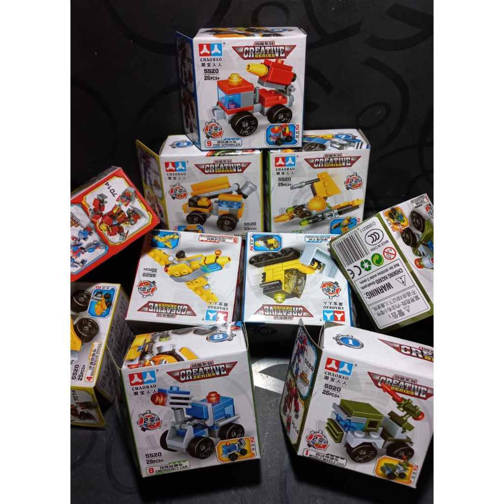 Lego Siêu Robot Lắp Ghép, Đồ Chơi Giáo Dục Bộ Lego Xếp Hình Mini 10in1 Cho Bé  07057