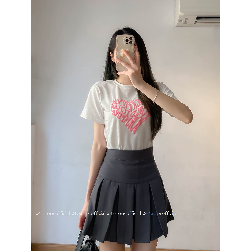 Chân Váy Xếp Ly dáng ngắn siêu xinhh 247STORE cv305_K45P0