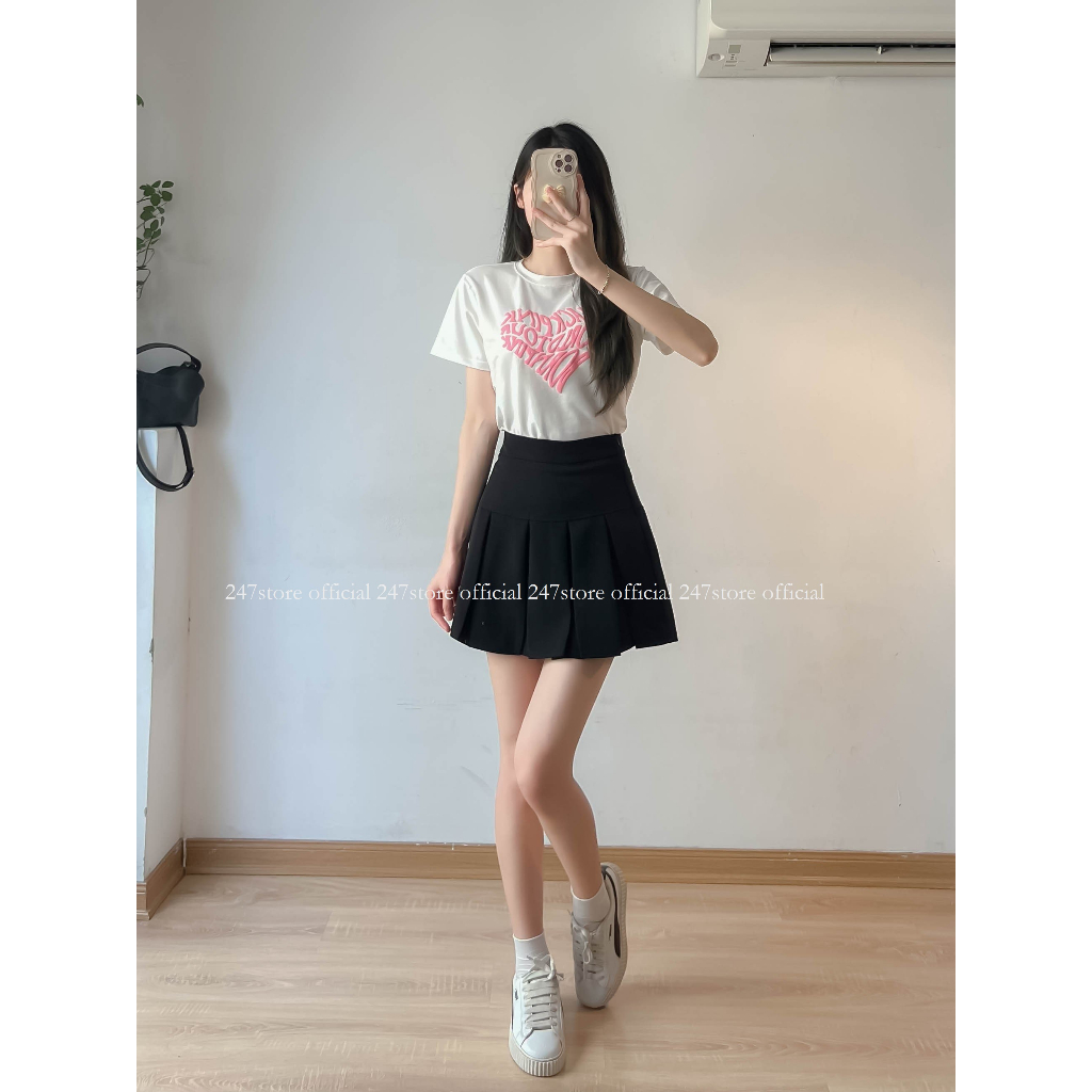 Chân Váy Xếp Ly dáng ngắn siêu xinhh 247STORE cv305_K45P0