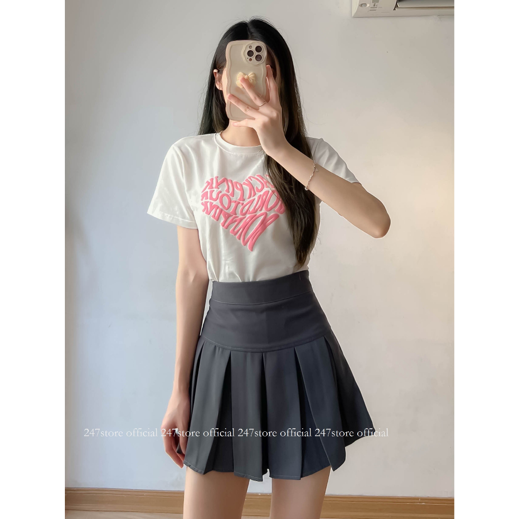 Chân Váy Xếp Ly dáng ngắn siêu xinhh 247STORE cv305_K45P0