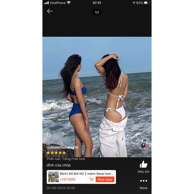 Bikini 2 mảnh .tam giác sexy quyến rũ. HÌNH THẬT