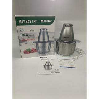 Máy xay thịt đa năng Matika-3225,dung tích 2L,công suất 300W