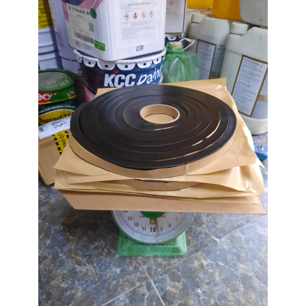 Hyperstop DB 2015 Cuộn dài 5m - Thanh cao su trương nở chống thấm cổ ống, mạch ngừng bê tông. Tiết diện 20x15mm