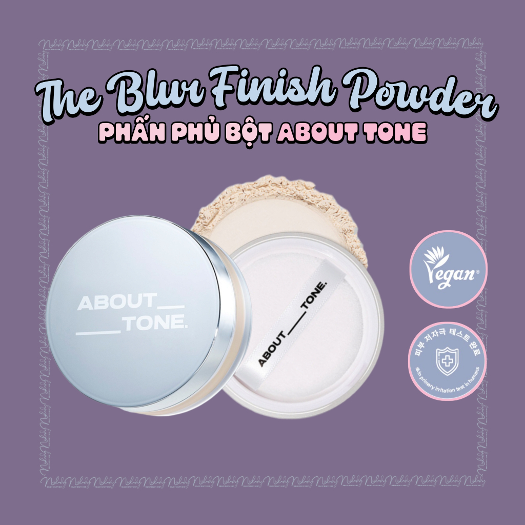 Phấn phủ bột About Tone The Blur Finish Powder