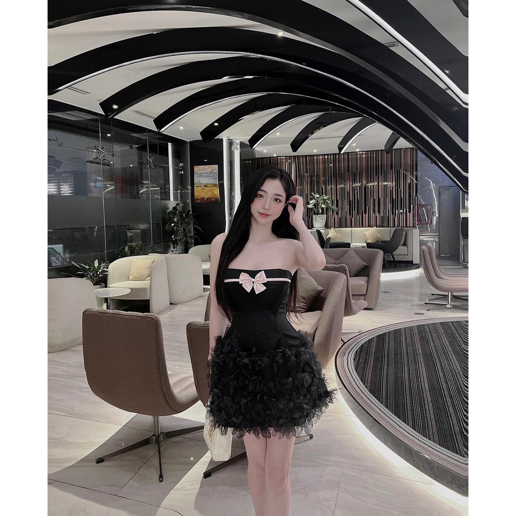 Tipblu - Đầm Corset Tùng Ren Sang Trọng Barbie Doll Dress