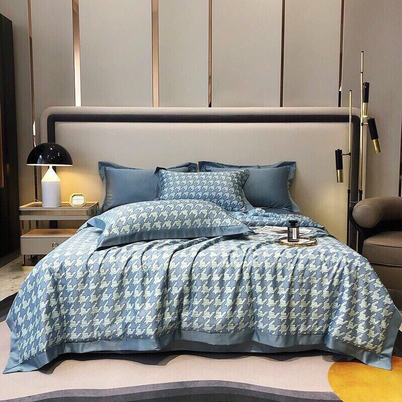 Chăn Hè Thu Lụa Mát Lạnh, Chăn Đắp Cao Cấp Dành Cho Khách Sạn 5 Sao