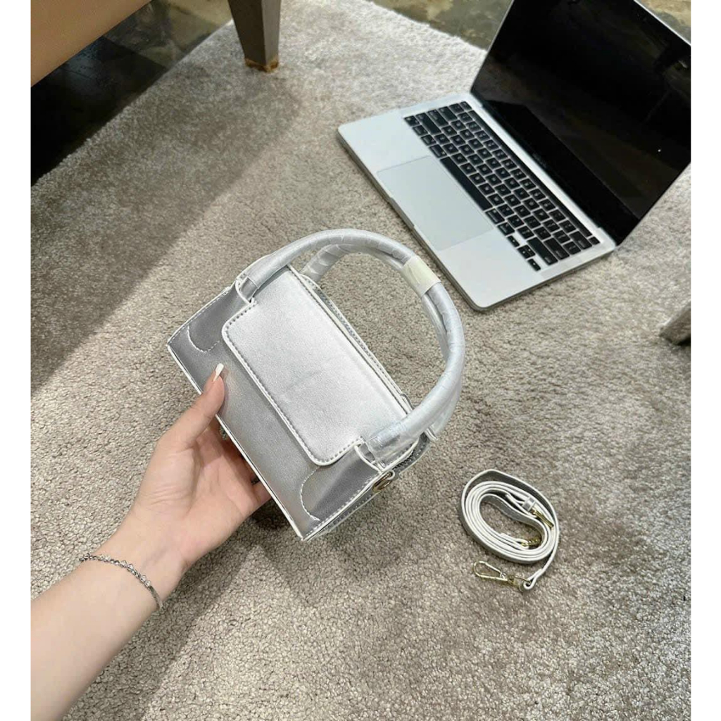 Túi Xách Đeo Chéo Nữ Đẹp 2 Quai Da Trơn Mềm Sang Chảnh Cá Tính PK 546