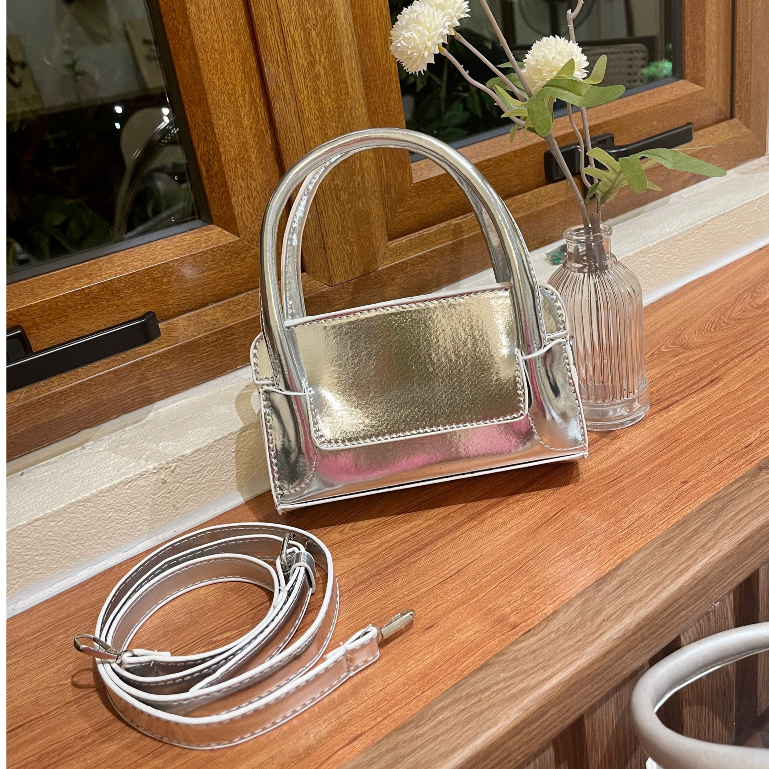 Túi Xách Đeo Chéo Nữ Đẹp 2 Quai Da Trơn Mềm Sang Chảnh Cá Tính PK 546