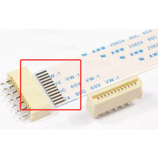 Cáp ffc/fpc kích thước chân 1.25mm thuận chiều