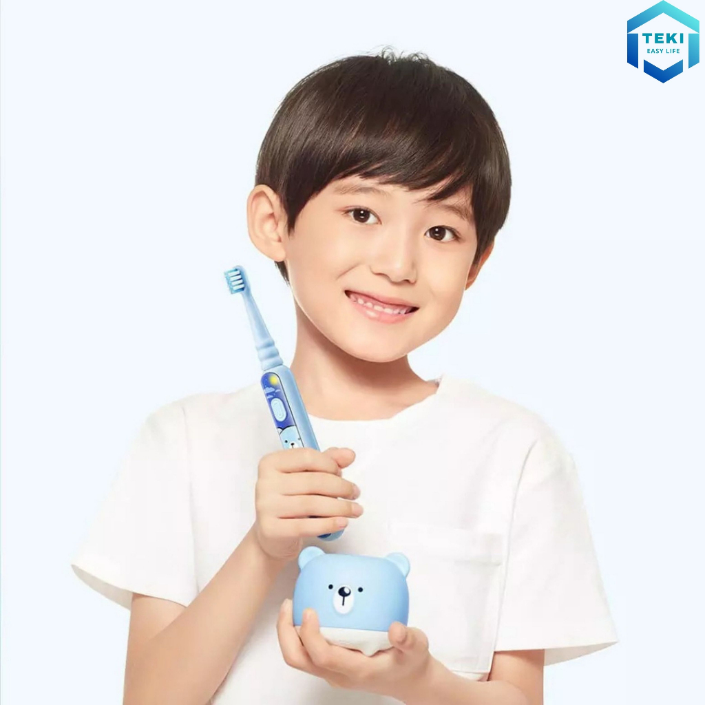 Bàn Chải Điện Trẻ Em XIAOMI K5 DR.BEI, Kèm 2 Đầu bàn Chải, Dock Sạc, Chính hãng BH 1 Đổi 1 - TEKI