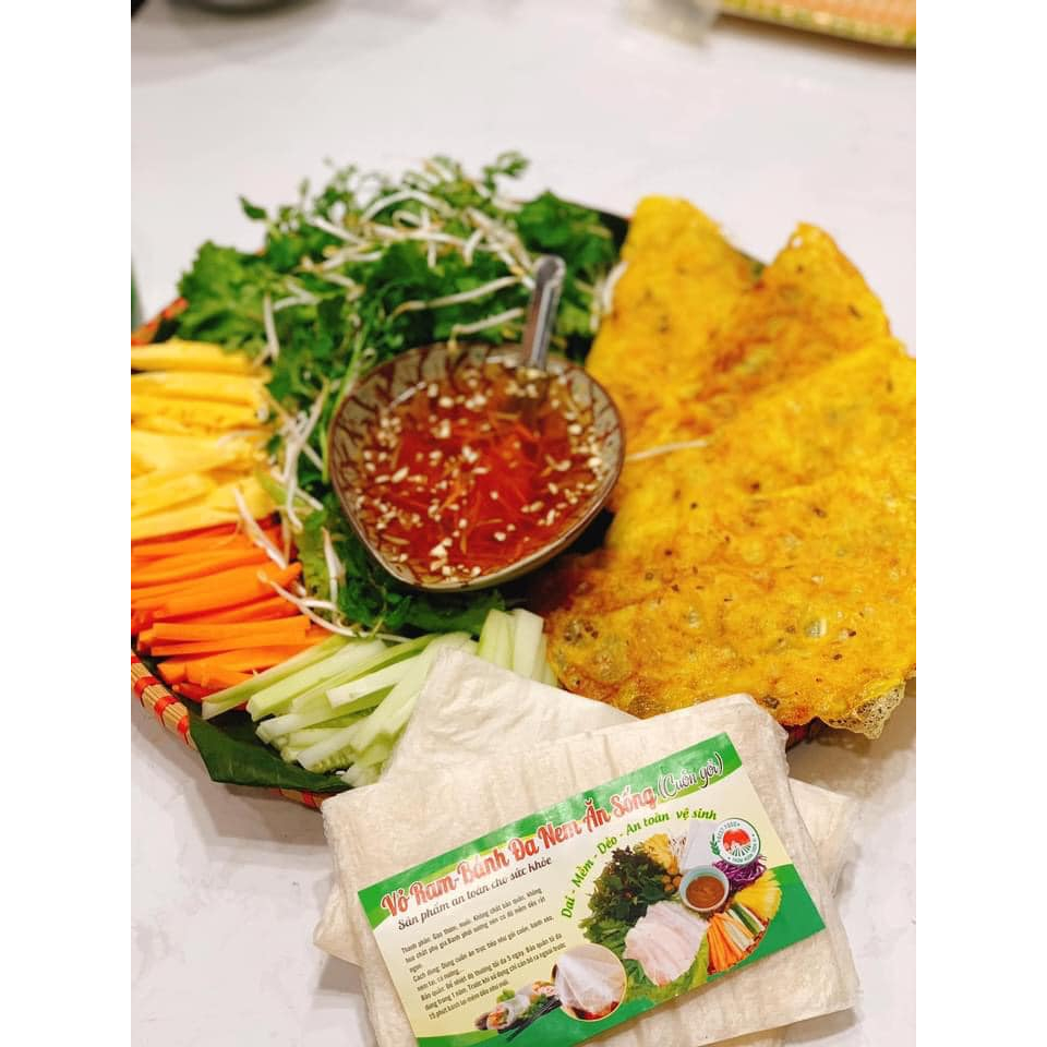 Vỏ ram cuốn ăn llền mềm dẻo cực kỳ ngon