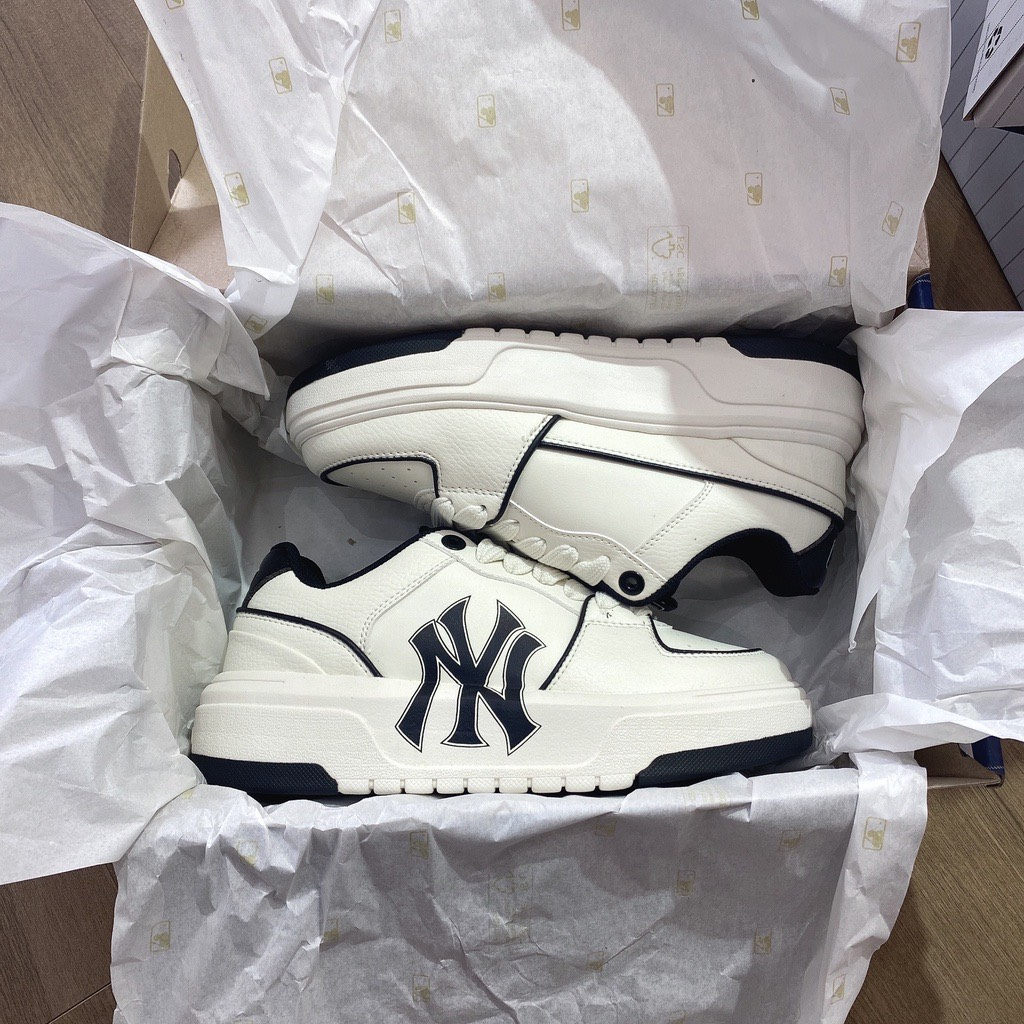 Giày MLB Liner Chunky , Giày MLB NY Thể Thao cổ thấp, New_York_Yankees ‘White Green’