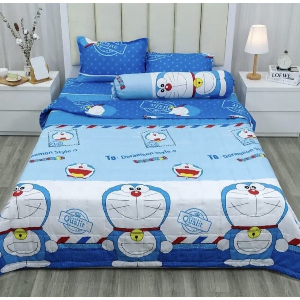 Ga giường  - Ga trải nệm giường poly cotton chun drap bọc đệm 1m2 1m6 1m8 2m 2m2
