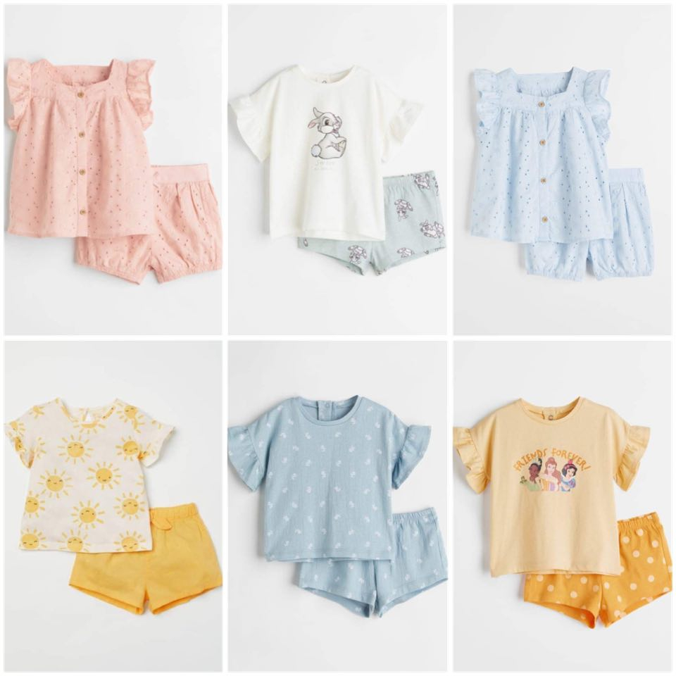 Bộ bé gái HM auth săn sale