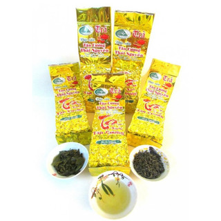 Trà thái xanh trà móc câu loại 10 - 50g dùng thử, trà xanh thái pha trà sữa, trà thái nguyên, trà đinh trà búp