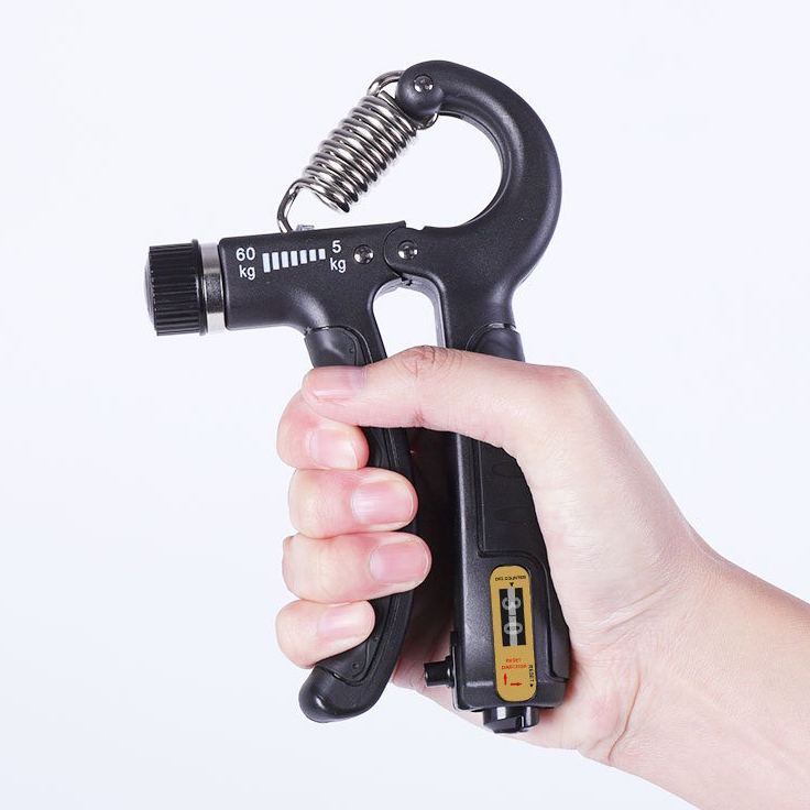 Kìm Bóp Tay, Dụng Cụ Tập Cơ Tay, Kìm Tập Cơ Tay Tập Gym Tại Nhà Điều Chỉnh Lực 10-60kg Có Bộ Đếm