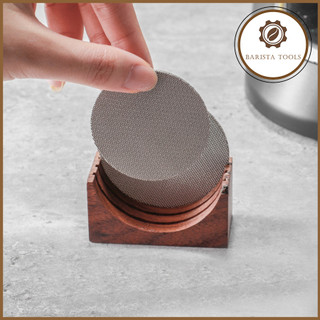 Đế gỗ đặt Puck screen  | Dụng cụ Barista