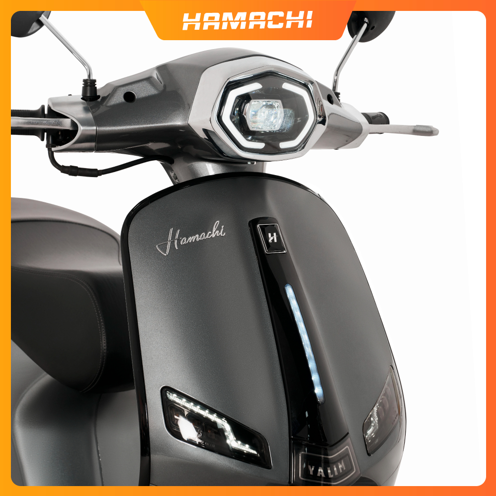 Xe Tay Ga Chạy Xăng 50cc HAMACHI VENUS Trắng Thiết Kế Sang Trọng Vận Hành Nhẹ Nhàng Êm Ái