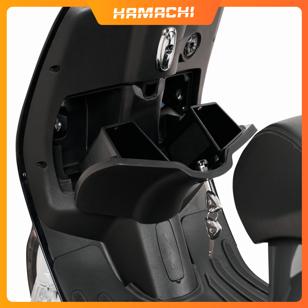 Xe Tay Ga Chạy Xăng 50cc HAMACHI VENUS Trắng Thiết Kế Sang Trọng Vận Hành Nhẹ Nhàng Êm Ái