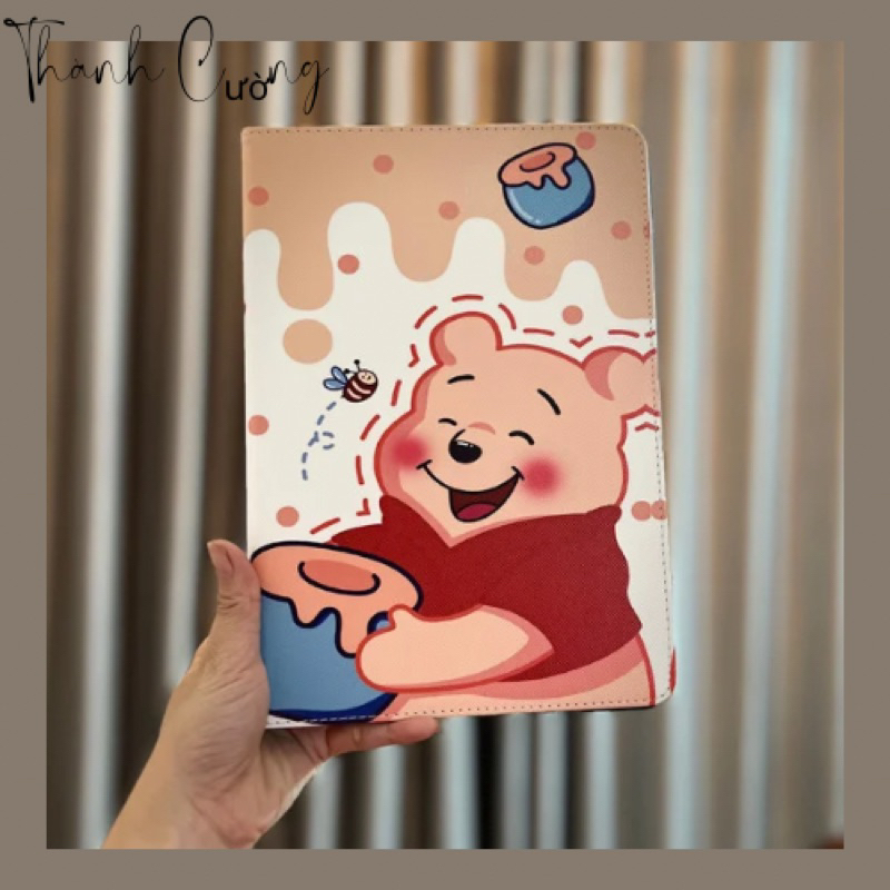 Bao Da Gấu Pooh Ipad Air1/2/3/4/5/Gen5/6/7/8/9/10/M1/M2/Pro9.7/Pro11