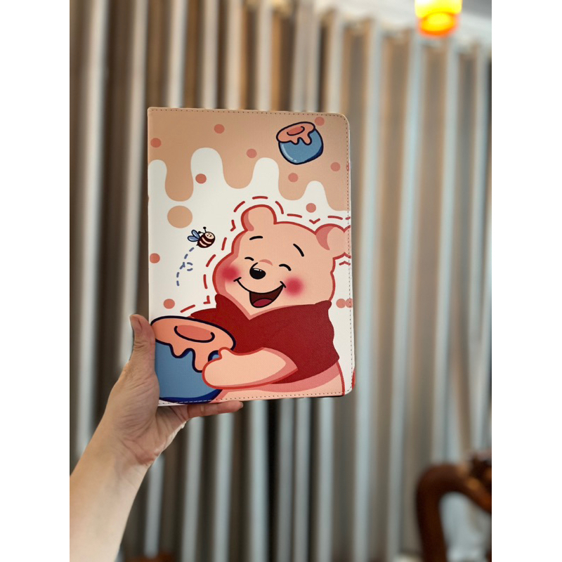 Bao Da Gấu Pooh Ipad Air1/2/3/4/5/Gen5/6/7/8/9/10/M1/M2/Pro9.7/Pro11