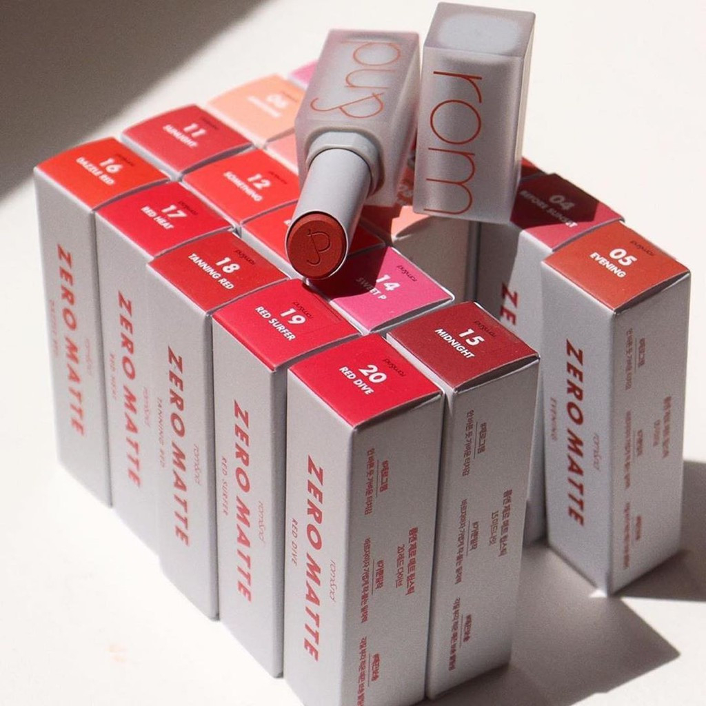 Son Thỏi Lì Mềm Môi Romand NEW Zero Matte Lipstick💋💋💋💋