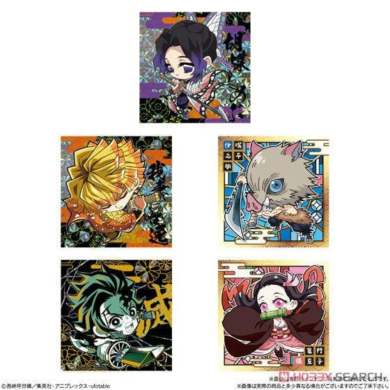 Thẻ nhân vật Sticker TCG Niformation Demon Slayer Kimetsu no Yaiba Deformed Seal Wafer Vol.1 - Bandai