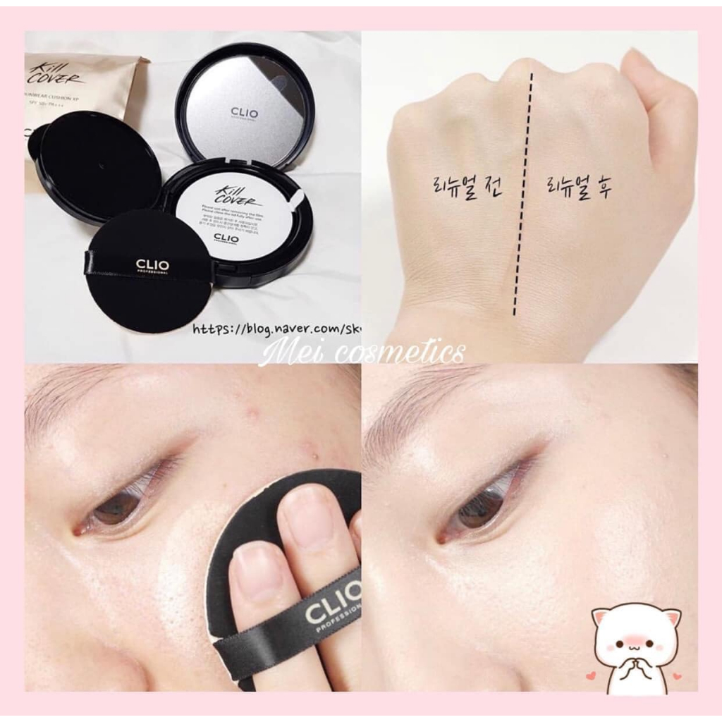 Phấn nước CLIO Kill Cover Founwear Cushion XP mẫu cũ
