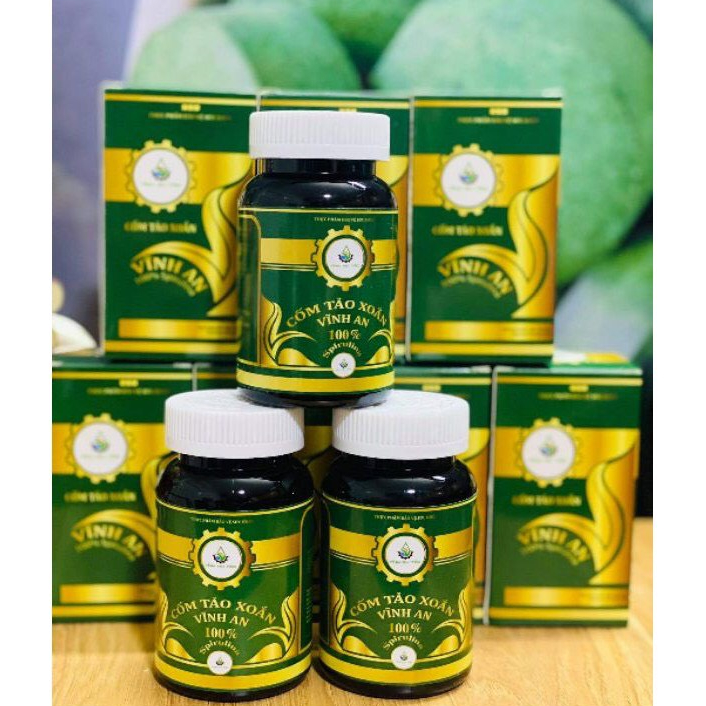 Tảo xoắn Vĩnh An - Tảo cốm Vĩnh An - Hộp 100gr