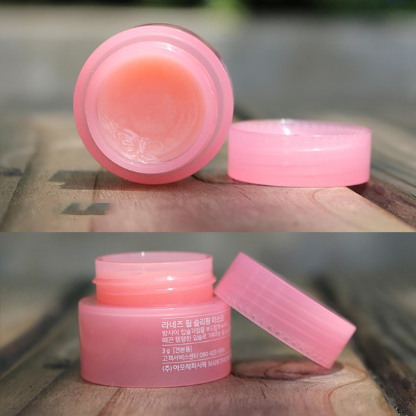 Mặt Nạ Ngủ Môi Laneig Lip Night Mask Dưỡng Ẩm, Căng Bóng Mềm Mịn Hương Dâu 3g, 20g
