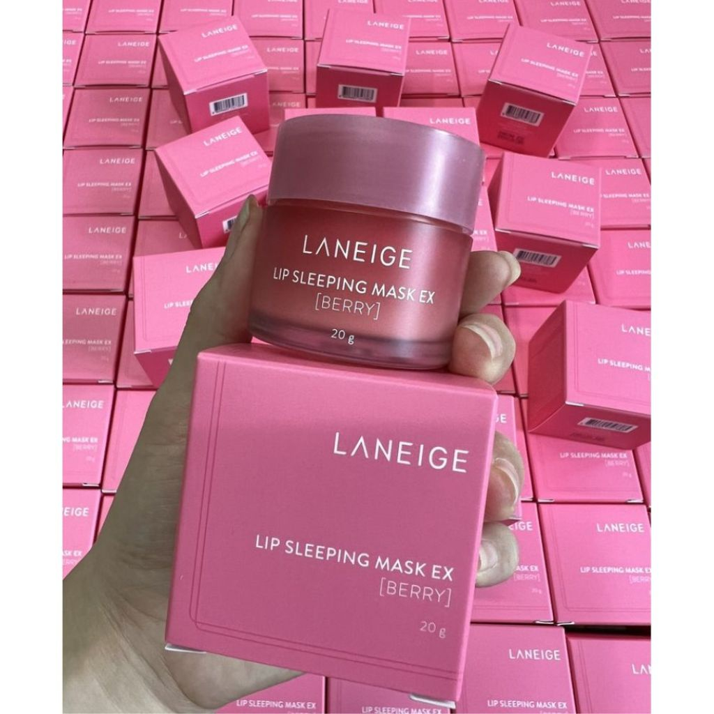 Mặt Nạ Ngủ Môi Laneig Lip Night Mask Dưỡng Ẩm, Căng Bóng Mềm Mịn Hương Dâu 3g, 20g