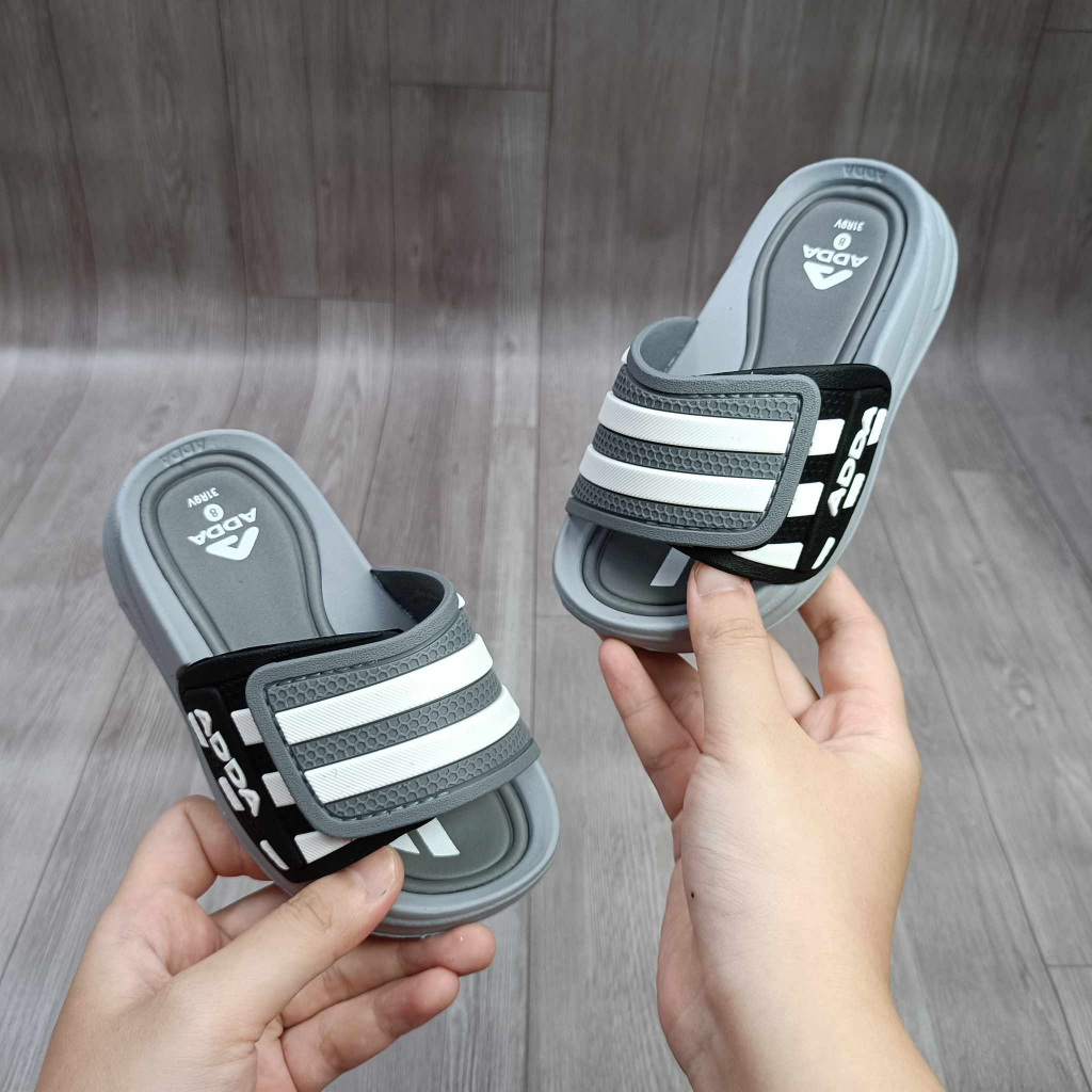 Dép thái lan bé trai, dép adda bé trai đi êm bền có họa tiết kẻ mới 31R9V đi êm mềm nhẹ năm 2023